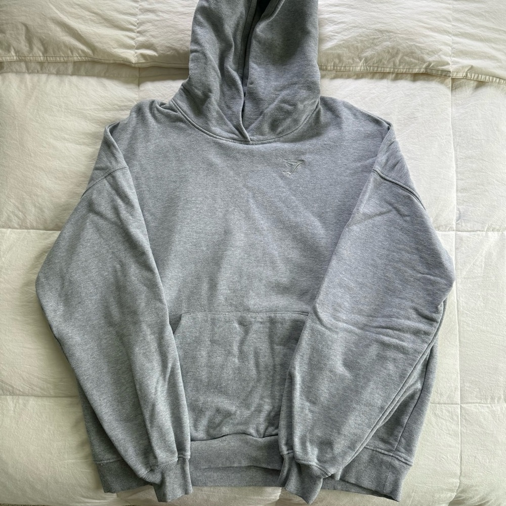 Gymshark Rest Day Sweats Hoodie In Grey Marl